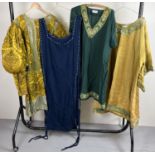 4 vintage theatre costume medieval style tunics.