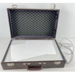 A vintage cased artists tracing/photographic light box. Approx. 52cm x 32cm.