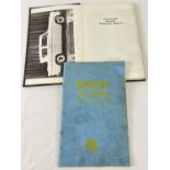 A vintage Austin 35 driver's handbook together with a owners workshop manual for Ford Anglia by S.F.