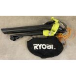 A Ryobi 3000W electric leaf blower, model RBV3000CESV. Not tried & tested.