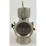 A early 20th century Joseph Lucas Ltd King of the Road No. 630 motor car lamp. With hinged front