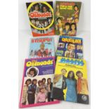 6 assorted 1970's annuals, to include The Osmond's, Crackerjack, Mirabelle Pop & Fun Book and Ed