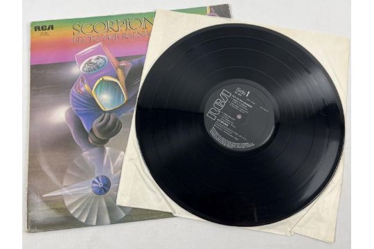 "Scorpions - Fly To The Rainbow" Vinyl Record. RS 1023 Reissue Black Labels. Published by RCA 1975. - Image 3 of 3