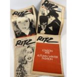 3 issues of David Bailey & David Litchfield's Ritz Newspaper from the late 1970's & early 80's.