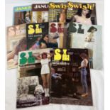 10 assorted vintage adult erotic spanking magazines, to include Janus, Swish! and SL (Spanking