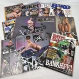 9 motorbike/biker magazines. 6 issues of 100% Biker to include issue #1 together with 3 others.