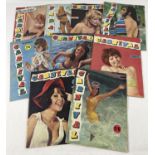 9 vintage 1960's Pin-Up magazines. 7 monthly issues of Carnival together with 2 x 1965 issues of