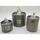 3 boxed vintage Swarovski crystal animal figures. Small Squirrel Art. 7662 NR042 000, small Koala,