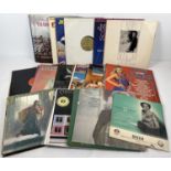 A collection of mixed genre vintage LP records mostly easy listening and classical. To include The