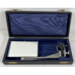 A vintage Pantograph drawing tool in blue fabric lined case. For reducing/enlarging engineering