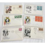 41 American first day covers from varying states, from 1952 - 1968. To include: George Washington