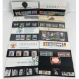 A collection of 10 Royal Mail British collectors stamp sets. Comprising: British Motor Cars, 1982