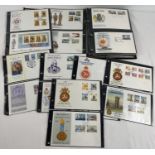 An album of 80+ assorted vintage first day covers dating from the late 1960's to early 1980's. To