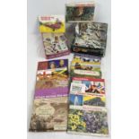 2 tins of loose tea cards mostly by Brooke Bond together with 14 tea card collectors books. To