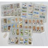 6 assorted full sets of Players and Wills cigarette cards. Comprising: John Player's - set of 75