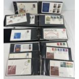 2 albums containing 75 assorted vintage First Day Covers dating from the late 1960's through to