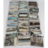Ex Dealers Stock - approx. 230 assorted Edwardian & vintage British postcards, all in plastic