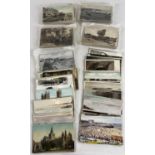 Ex Dealers Stock - approx. 280 assorted Edwardian & vintage British postcards from Kent. To