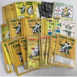 A collection of vintage Speedway programmes, mostly King's Lynn. Dating from the 1980's and early