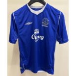 A Child's Everton FC 2004/05 season football shirt. Size XLB.