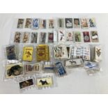 A collection of assorted vintage cigarette cards. To include: Godfrey Phillips, Hignett Bros,