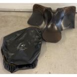 A Coleman Craft Saddlery 18 inch Ply-Bond Patented Springtree leather saddle complete with