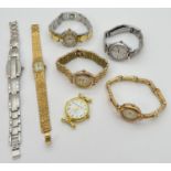 7 assorted ladies wristwatches to include vintage Rotary and Slazenger.