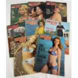 8 vintage 1960's issues of Men Only, glamour pin-up magazine. From 1965, 1966 & 67.