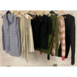 8 womens branded tops and jumpers. To include: Cheap Monday, Paul Smith, Morgan, French Connection