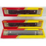 3 boxed Hornby OO gauge railway coaches. R4350 Composite Coach, R4352 Brake 2nd Class Coach and