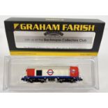 A boxed 1:148 scale Graham Farish 371-036 class 20 20227 London Underground diesel locomotive by