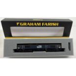 A boxed 1:148 Graham Farish 371-397 Class 66 Diesel 66434 Direct Rail Services Blu Compass