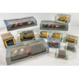 A collection of mixed boxed diecast vehicles and part vehicle sets by Oxford, in varying scales.