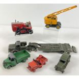 A collection of 1950's Dinky Toys diecast vehicles, in play worn condition. To include: #571 Coles