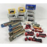 A collection of boxed and unboxed mixed die cast vehicles to include 6 London Brick Company