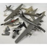 5 model aircraft in varying sizes and conditions. To include a US Naval VF-74.