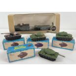 A boxed 1:76 scale Diamond T Tank Transporter 21st Army Tank Brigade by Oxford. Together with 4