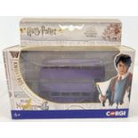 A boxed CC99726 Harry Potter Triple Decker Knight Bus by Hornby Hobbies, Corgi.