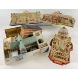 A collection of 3D model puzzles in varying conditions. To include VW Beetle, Buckingham Palace,