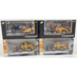 4 boxed 1:87 scale diecast Volvo construction vehicles by Cararama. To include EC210 Excavator and a