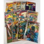 15 vintage issues of Superman comic books by DC Comics. To include 13 x 1960s issues and 2 x 1970s