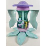 Disney Store Exclusive Tinkerbell fairy doll and toadstool house. Battery operated with sounds and