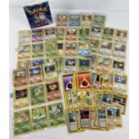Approx. 80 Vintage PokÃ©mon Trading Cards from Base Set, Jungle & Team Rocket sets. To include