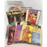 A collection of vintage vinyl records to include box sets and compilation albums. Lot includes 7