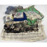 A collection of 7 vintage scarves and squares, mostly silk. To include a floral design by Liberty of