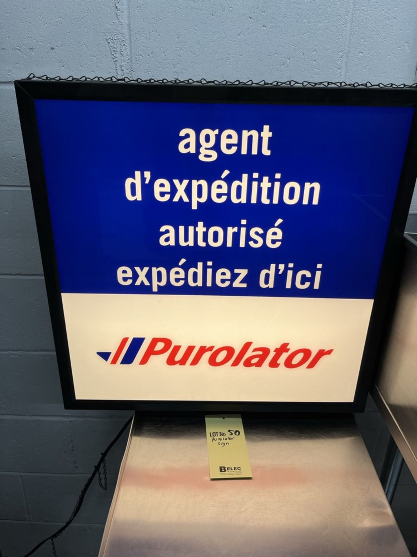 Enseigne PUROLATOR