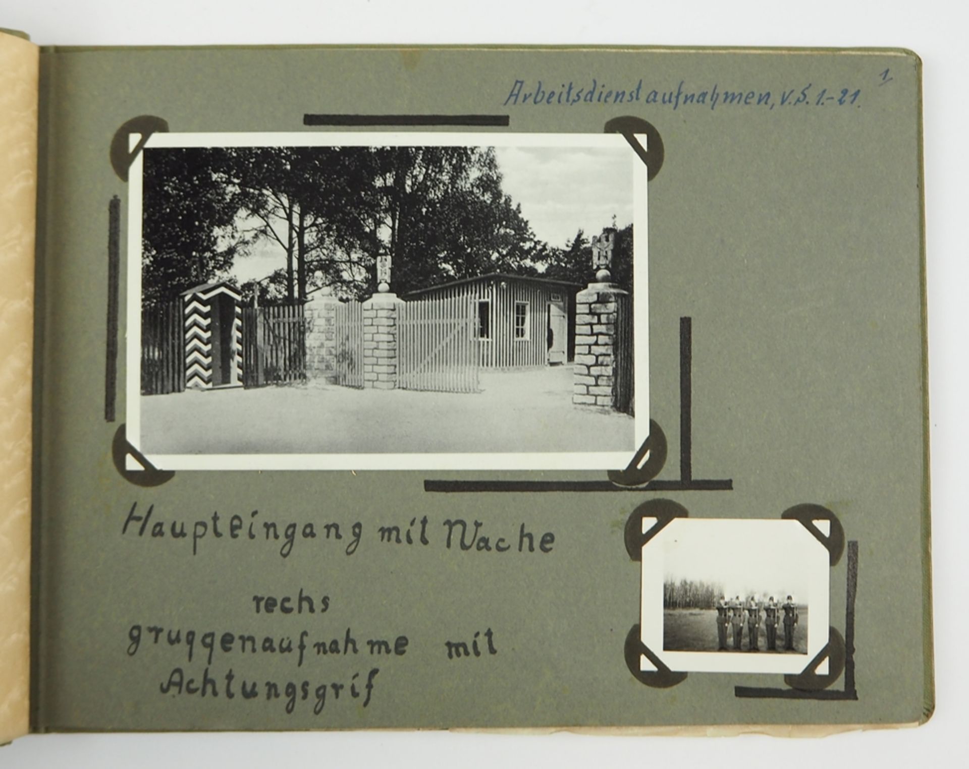 RAD: Fotoalbum RAD-Lager Glogau 1935/36.