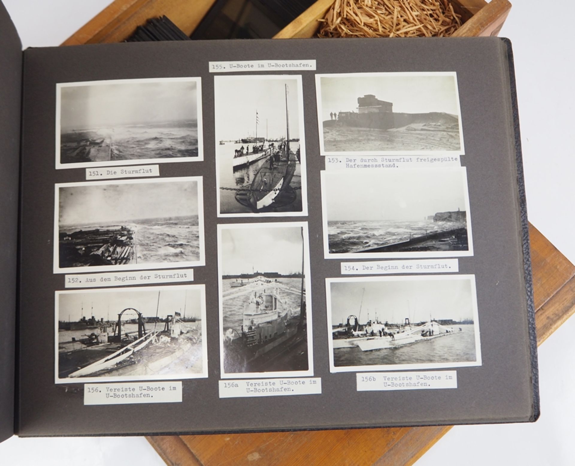 Helgoland Fotoalbum und Glasplatten-Negative. - Bild 4 aus 13