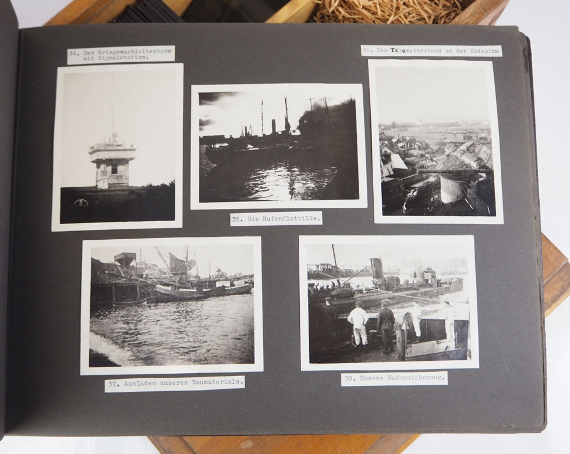 Helgoland Fotoalbum und Glasplatten-Negative. - Bild 8 aus 13