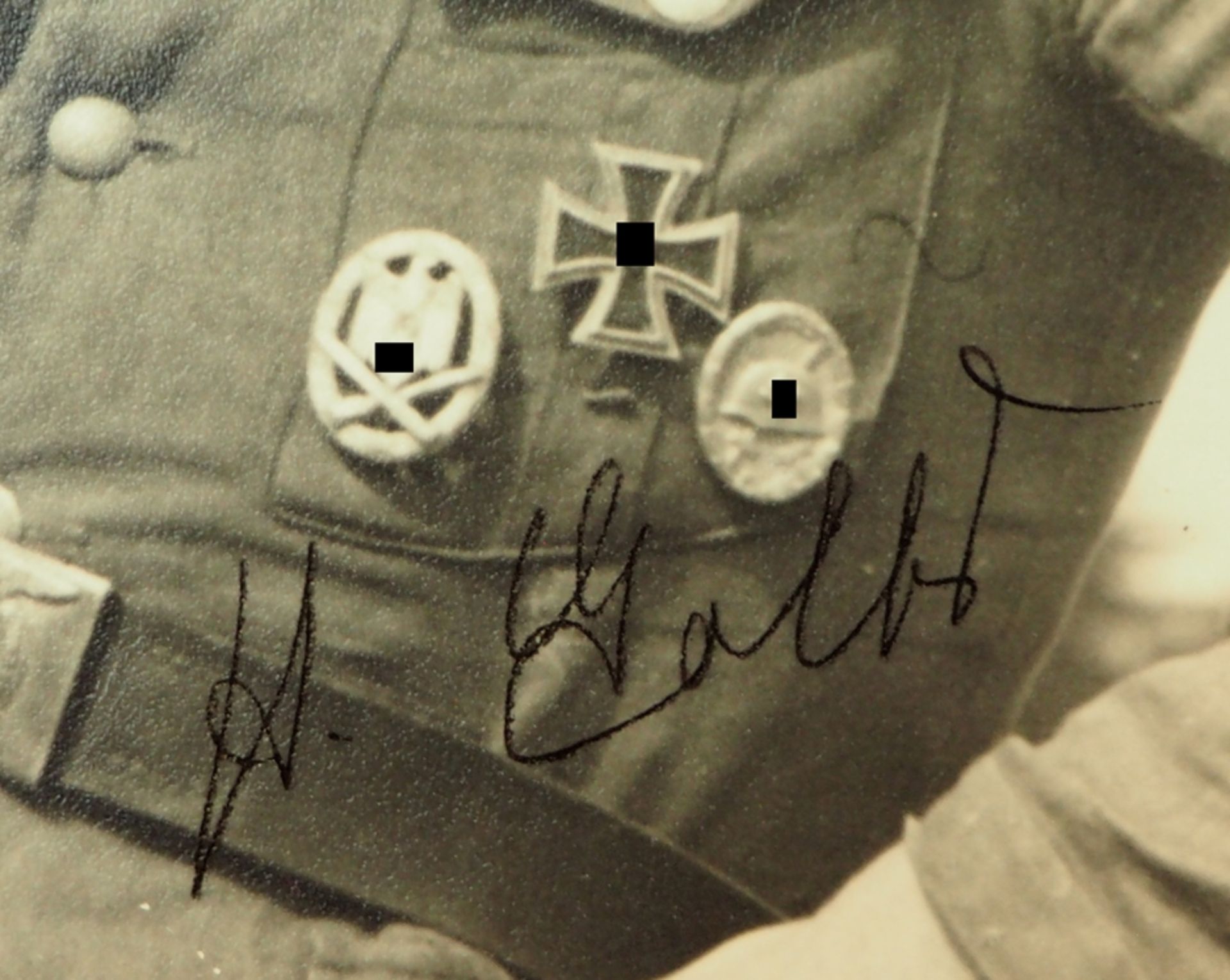Waffen-SS: Foto eines Sturmgeschütz-Mannes. - Bild 3 aus 4